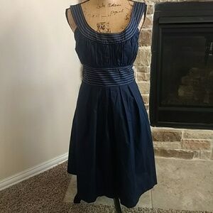 #1214 Trixxi Navy With White Stripe Sundress sz 13